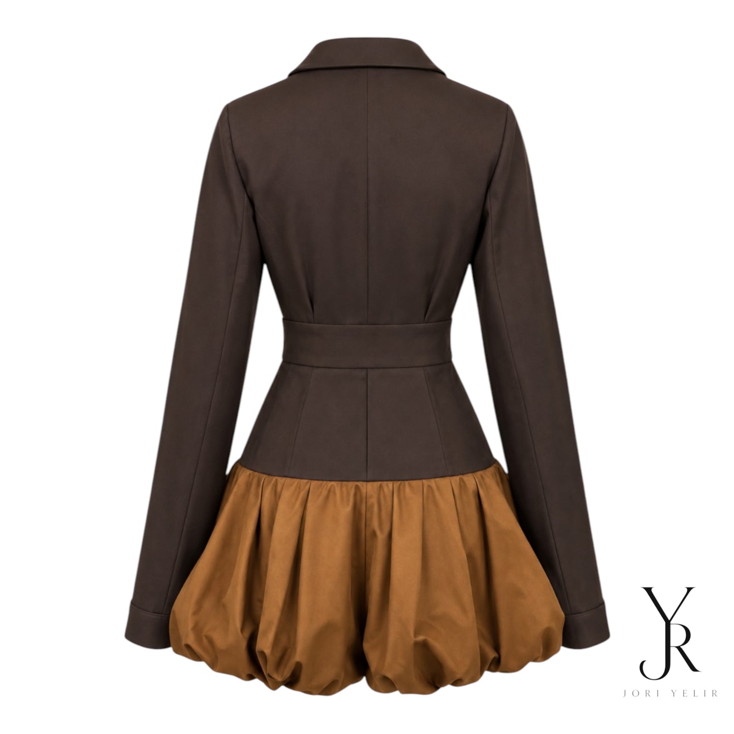 JYR One-Piece with Bubble Skirt Overlay